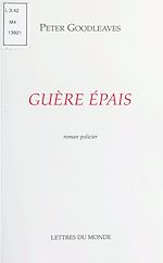 Télécharger le livre :  Guère épais