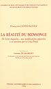Télécharger le livre :  La réalité du mensonge : de Saint-Augustin... aux modifications apportées à sa sanction par le Code Pénal