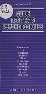 Télécharger le livre :  Guide des tests psychologiques