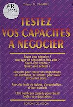 Download this eBook Testez vos capacités à négocier