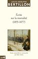 Télécharger le livre :  Écrits sur la mortalité (1855-1877)