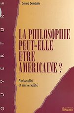 Télécharger le livre :  La philosophie peut-elle être américaine ?