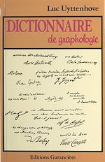 Télécharger le livre :  Dictionnaire de graphologie