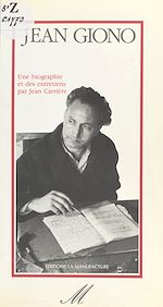 Télécharger le livre :  Jean Giono