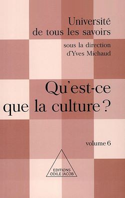 Télécharger le livre :  Qu'est-ce que la culture ?