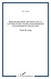 Télécharger le livre :  Bibliographie critique de la littérature judéo-maghrébine d'expression française