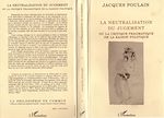 Download this eBook La neutralisation du jugement ou la critique pragmatique de la raison politique