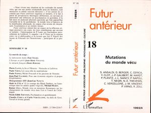 Téléchargez le livre :  Mutations du monde vécu