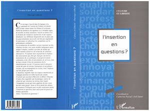 Téléchargez le livre :  L'INSERTION EN QUESTIONS ?