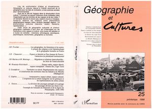 Téléchargez le livre :  GEOGRAPHIE ET CULTURES N° 25