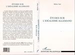 Download this eBook Études sur l'idéalisme Allemand