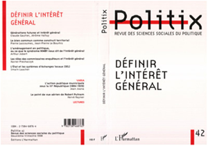 Téléchargez le livre :  DEFINIR L'INTERET GÉNÉRAL