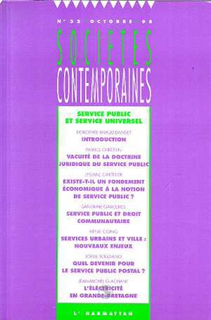 Téléchargez le livre :  Service public et service universel