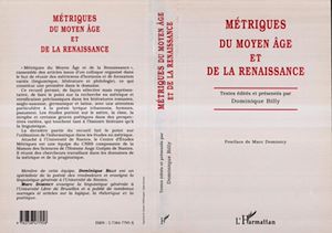 Download the eBook: MÉTRIQUES DU MOYEN ÂGE ET DE LA RENAISSANCE