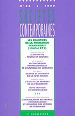 Télécharger le livre :  Les chantiers de la formation permanente (1945-1971)