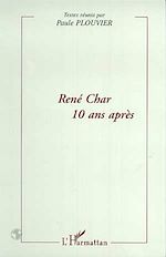 Télécharger le livre :  RENE CHAR 10 ANS APRES