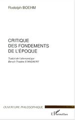 Download this eBook Critique des fondements de l'époque
