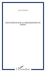 Télécharger le livre :  REFLEXIONS SUR LA PHILOSOPHIE DU DROIT