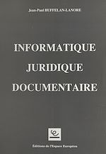 Télécharger le livre :  Informatique juridique documentaire