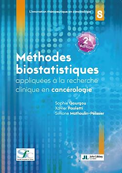 Télécharger le livre :  Méthodes biostatistiques appliquées à la recherche clinique en cancérologie - 2e édition