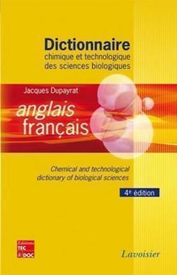 Télécharger le livre :  Dictionnaire chimique et technologique des sciences biologiques anglais/ français