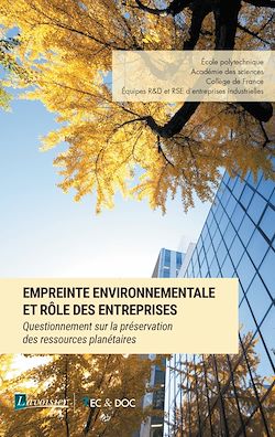 Télécharger le livre :  Empreinte environnementale et rôle des entreprises