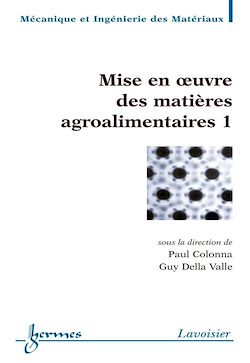 Télécharger le livre :  Mise en oeuvre des matières agroalimentaires 1