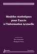 Télécharger le livre :  Modèles statistiques pour l'accès à l' information textuelle