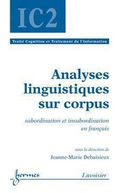 Télécharger le livre :  Analyses linguistiques sur corpus