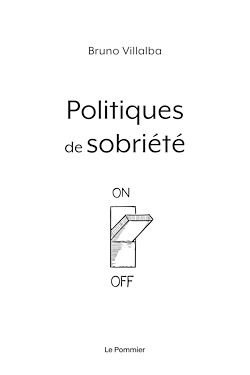 Télécharger le livre :  Politiques de sobriété