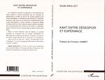 Download this eBook KANT ENTRE DÉSESPOIR ET ESPÉRANCE