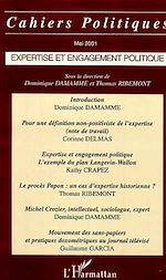 Télécharger le livre :  EXPERTISE ET ENGAGEMENT POLITIQUE