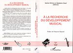 Télécharger le livre :  A la recherche du développement musical