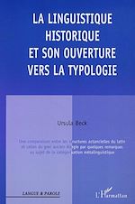 Download this eBook LA LINGUISTIQUE HISTORIQUE ET SON OUVERTURE VERS LA TYPOLOGIE