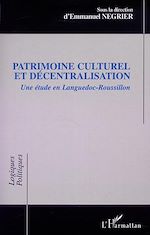 Télécharger le livre :  PATRIMOINE CULTUREL ET DÉCENTRALISATION