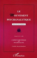 Télécharger le livre :  L'esprit scientifique en psychanalyse