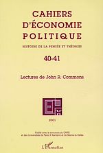 Télécharger le livre :  LECTURES DE JOHN R. COMMONS