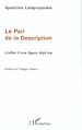 Télécharger le livre :  LE PARI DE LA DESCRIPTION