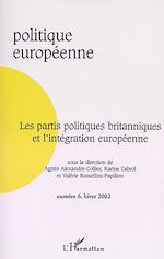 Télécharger le livre :  Les partis politiques britanniques et l'intégration européenne