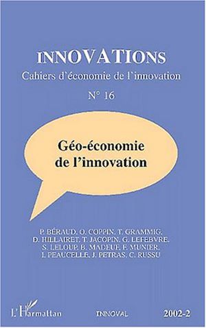 Téléchargez le livre :  GÉO-ÉCONOMIE DE L'INNOVATION