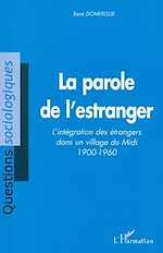 Télécharger le livre :  LA PAROLE DE L'ESTRANGER