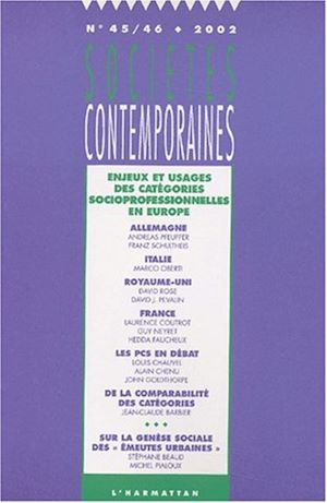 Téléchargez le livre :  Enjeux et usages des catégories socioprofessionnelles en Europe