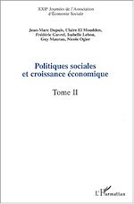 Télécharger le livre :  POLITIQUES SOCIALES ET CROISSANCE ÉCONOMIQUE