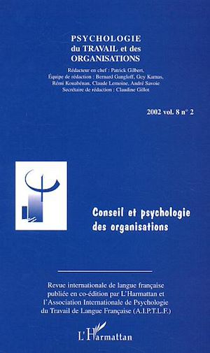 Téléchargez le livre :  Conseil et psychologie des organisations