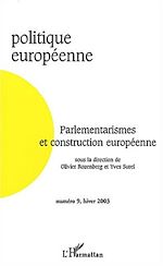 Télécharger le livre :  Parlementarismes et construction européenne