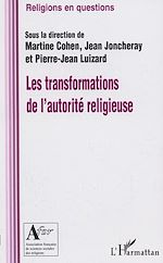 Télécharger le livre :  Les transformations de l'autorité religieuse
