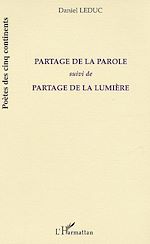Télécharger le livre :  Partage de la parole