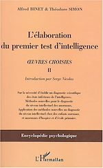 Télécharger le livre :  L'élaboration du premier test d'intelligence (1904-1905)