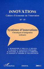 Télécharger le livre :  Systèmes d'innovations