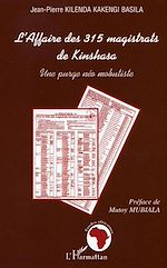 Download this eBook L'affaire des 315 magistrats de Kinshasa